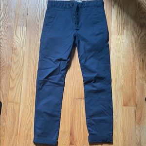 H&M Navy Skinny Fit Chinos